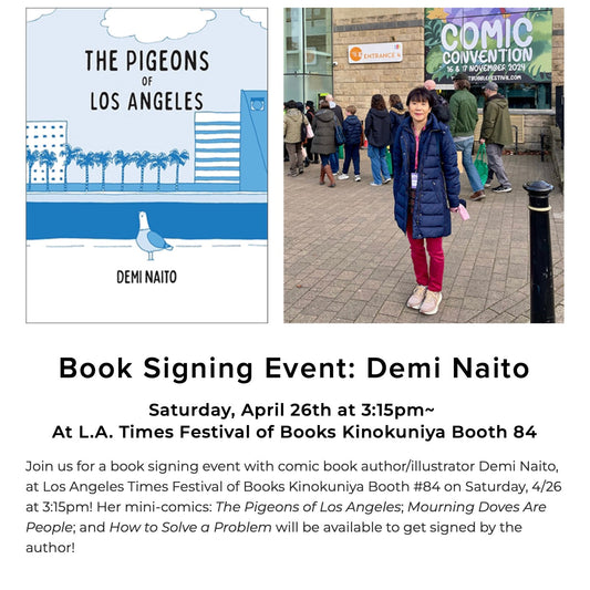 Book Signing Event @ Los Angeles Times Festival of Books on April 26, 2025