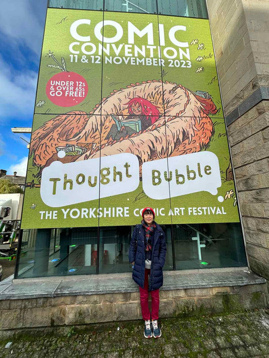 “Pigeons” & “Doves” Cross the Ocean to Thought Bubble in England!