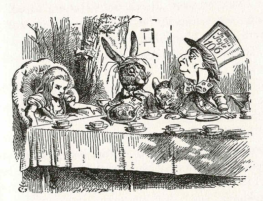 alice at the tea party