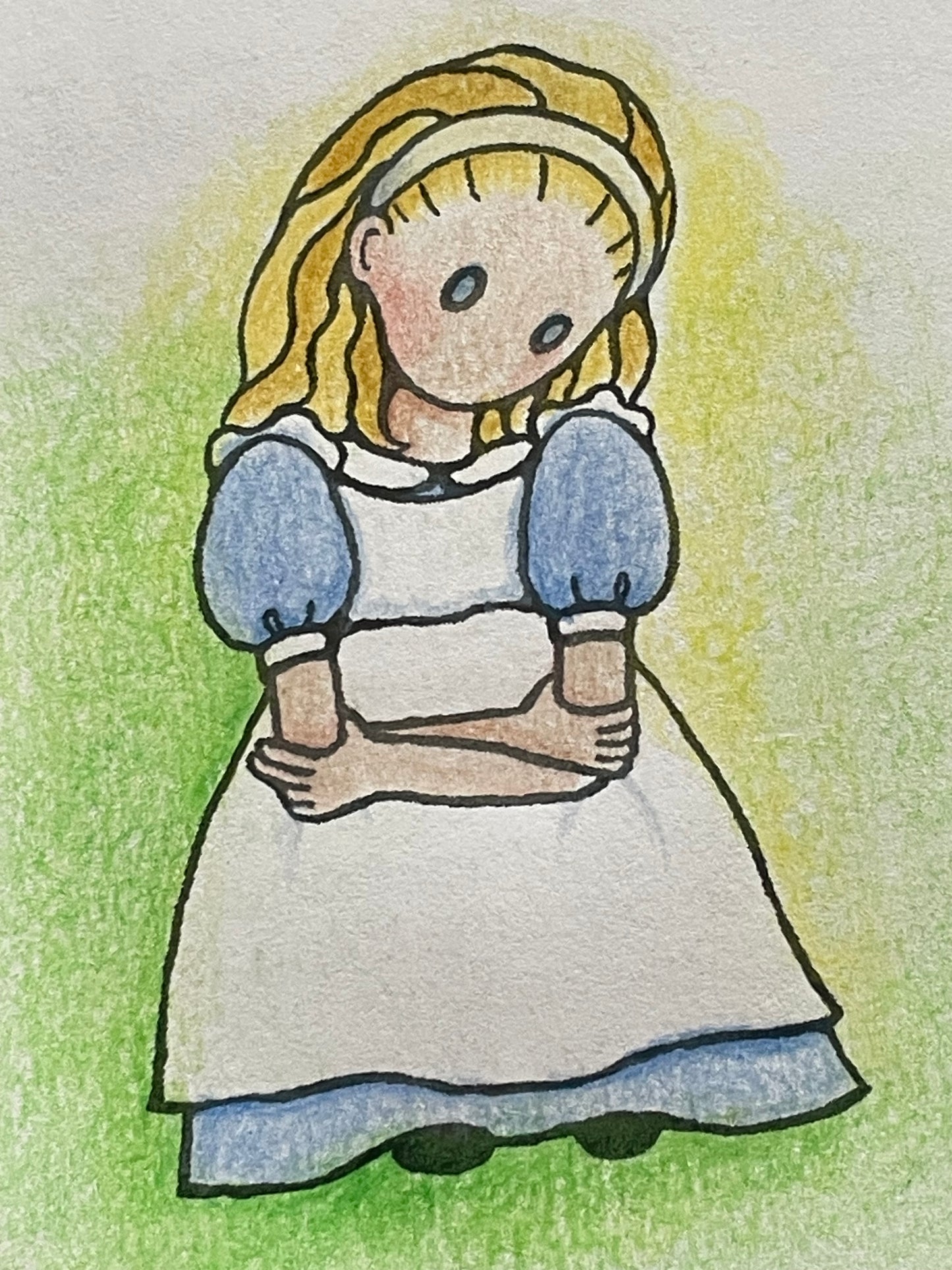 Colored Alice illustration on The Alice Journal