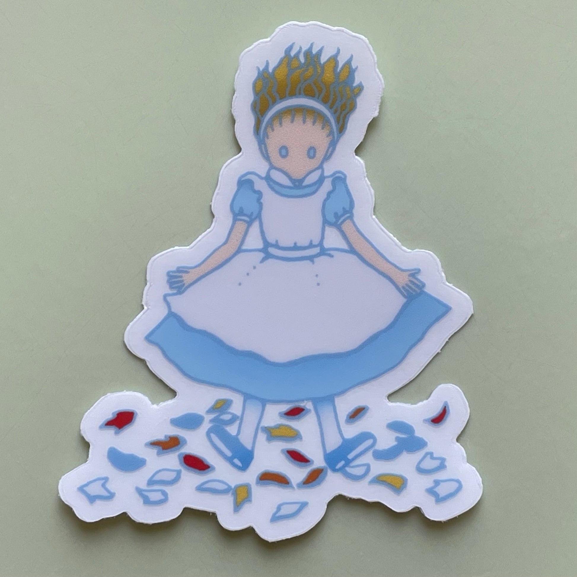 Alice Landing on Wonderland