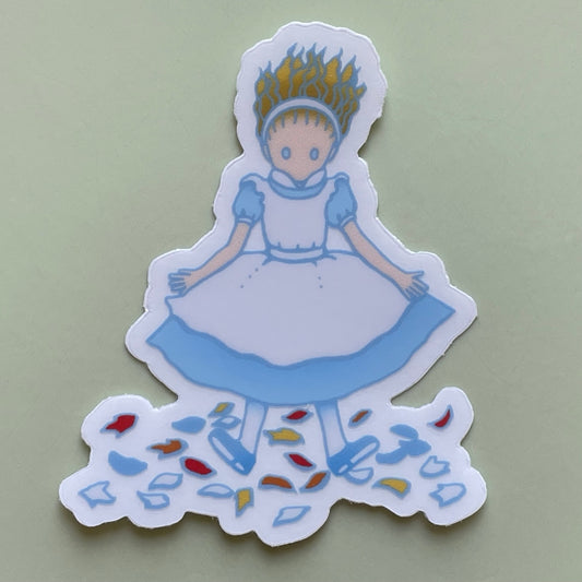 Alice Landing on Wonderland