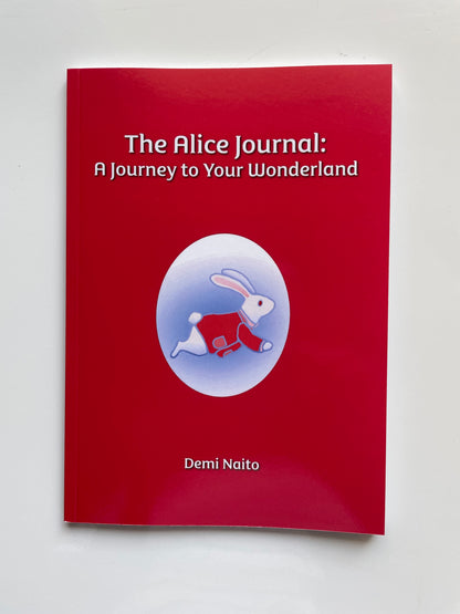 The softcover version of The Alice Journal